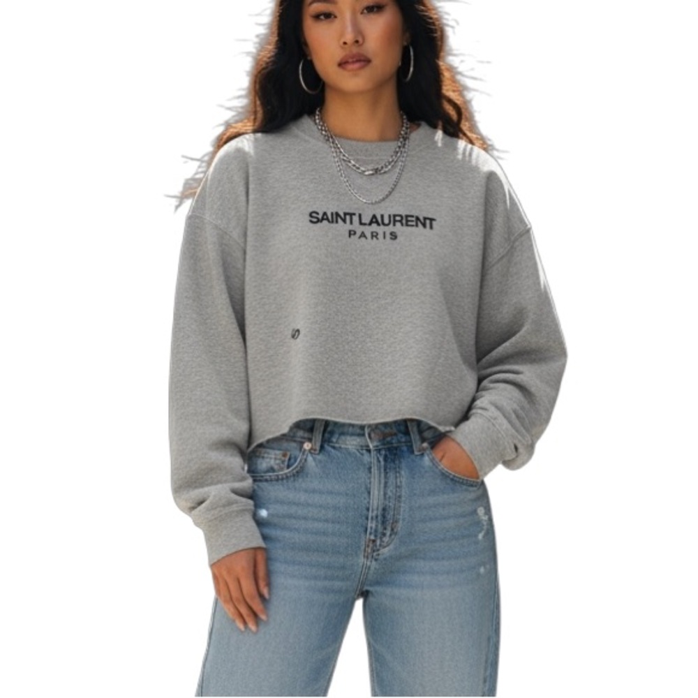 Brooklyn Karma crop sweatshirt